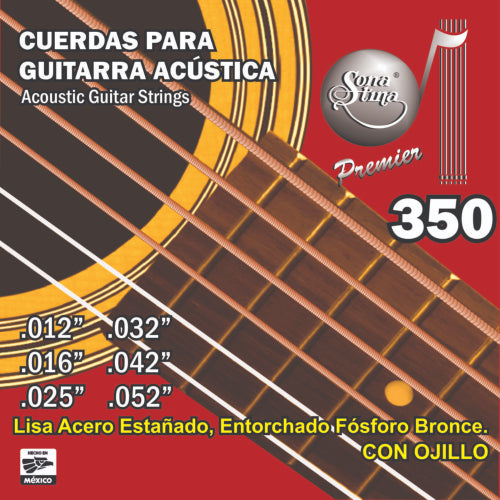 ENCORDADO SONATINA GUITARRA ACERO 350.12