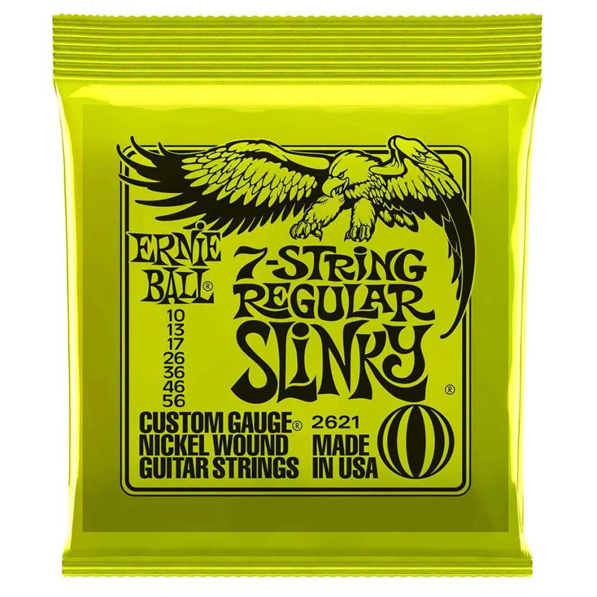 ENCORDADO ERNIE BALL REGULAR SLINKY 7 STRINGS GUITAR 2621