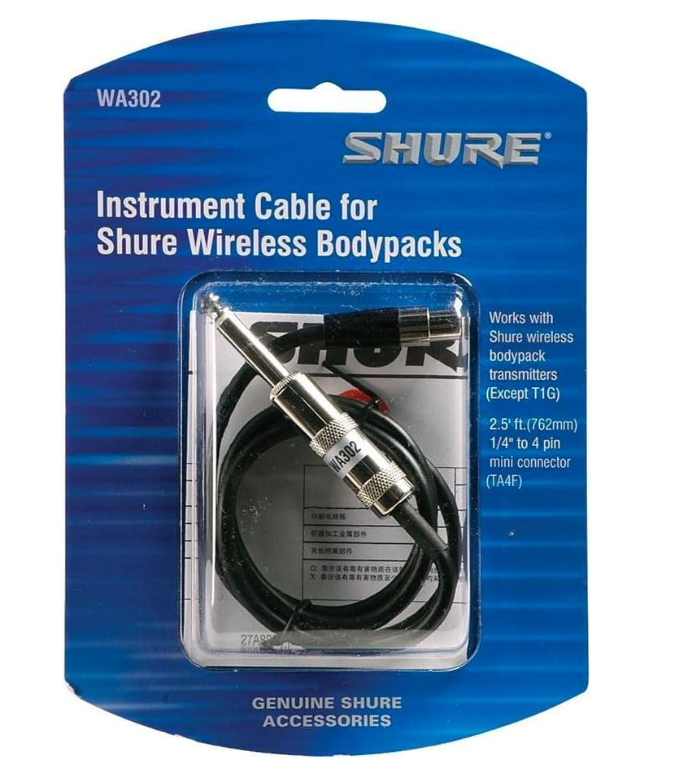 SHURE WA302 CABLE REPUESTO BODY