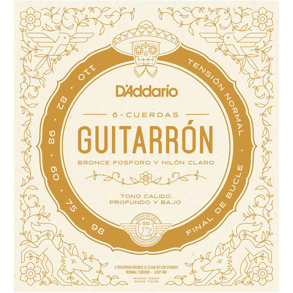 ENCORDADO GUITARRON DADDARIO MG10N