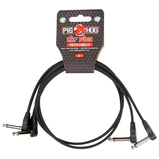 CABLE PARA PARCHEO 60 cm PAQUETE  CON 2 PIEZAS PIH HOG PHLSK2BK-I
